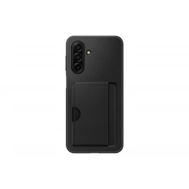 Samsung A17 kártyatartós hátlap, Fekete