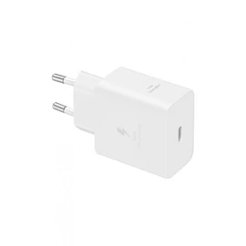 Samsung hálózati adapter kábellel,45W PD USB-C, fehér
