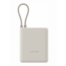 Xiaomi Power Bank 10000mAh 33W usb-c kábel bézs BHR9333