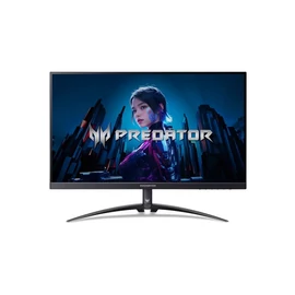 ACER GAMING IPS Predator Monitor XB323QKV4bmiiprx 31.5", 16:9 UHD, 160Hz, FreeSync, 1ms, 250nits, 2xHDMI, DP, MM, fekete