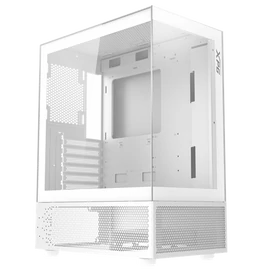 ADATA XPG Ház Midi ATX Invader X Mini, 5x120mm ARGB ventilátor, Tápegység nélkül, üvegfalú, fehér