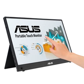ASUS MB16AMTR ZenScreen hordozható touch monitor 15.6" IPS 1920x1080, micro HDMI, USB-C, hangszóró