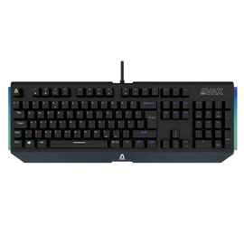 AVAX Vezetékes Billentyűzet FS01 USB, Fekete, Mechanikus, Red Switch, HUN