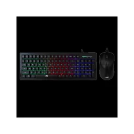 BARACUDA BGC-011B ORCA-B gamer combo fekete billentyűzet (memb. ang.) + egér