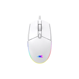 BARACUDA BGM-112W CRAB-W vezetékes gamer egér, 3600dpi, fehér