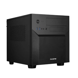 CHIEFTEC ház, Pro Cube, M-ATX, Cube, fekete