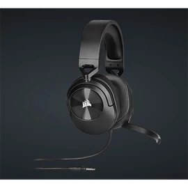 CORSAIR Vezetékes Headset, HS55 Gaming, Ultrakönnyű, Jack dugós, fekete