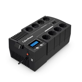 CYBERPOWER UPS BR1200ELCD (8 aljzat) 1200VA 720W, 230V szünetmentes elosztósor + USB LINE-INTERAKTÍV