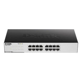 D-LINK Switch 16x1000Mbps Fémházas Asztali, Rackes, GO-SW-16G/E