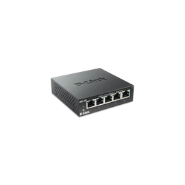 D-LINK Switch 5x100Mbps Fémházas Asztali, DES-105/E