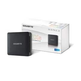 GIGABYTE PC BRIX, Intel Core i7 1355U 5GHz, 2xHDMI, Displayport (Type C), LAN, WIFI, BT, 2.5" HDD hely, 6xUSB
