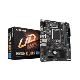 GIGABYTE Alaplap S1700 H610M K DDR4 INTEL H610, mATX