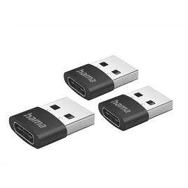 HAMA 201532, FIC E3 ADAPTER USB A DUGÓ/USB TYPE-C ALJZAT, 3DB