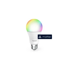 HAMA 176640, OKOS WIFI LED IZZÓ E27 RGBW,9W,MATTER