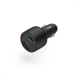HAMA 201690, FIC E3 AUTÓS TÖLTŐ  USB A + TYPE-C, (PD,QC) 32W