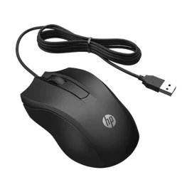HP vezetékes egér 100 - fekete