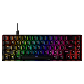 HP HYPERX vezetékes mechanikus gaming billentyűzet Alloy Origins 65 RGB piros switch - amerikai lokalizáció