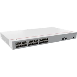 Huawei eKit Switch 24x1000Mbps (124W POE+) + 2x1GE (SFP), Nem menedzselhető, Rack/Asztali - S110-24LP2SR