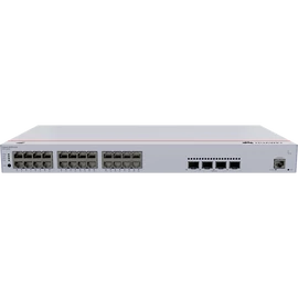 Huawei eKit Switch 24x1000Mbps (400W POE+) + 4x10GE (SFP+) + 1konzol port, iStack, Layer2+ managed, Rackes - S310-24P4X