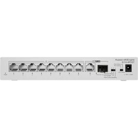 Huawei eKit Switch 8x1000Mbps (124W POE+) + 1x1000Mbps Uplink + 1x1GE (SFP), Nem menedzselhető, Asztali - S110-8P2ST