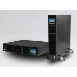 iPOWER UPS, 1000VA, 1000W, 8x IEC C13, SNMP/USB/RS-232, szünetmentes tápegység, LCD kijelző, AVR, online, Rack/Tower