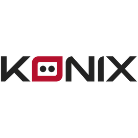 KONIX -  Nintendo Switch/PC LED Vezeték Nélküli kontroller, Átlátszó