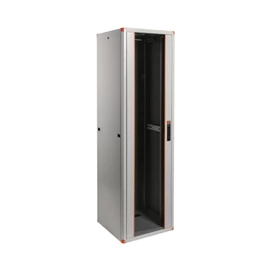 LEGRAND hálózati rack szekrény, 19` 42U SZÉL: 600 MÉLY: 800 MAG: 1894 szürke szimpla tömör fém ajtó / kidönthető hátlap