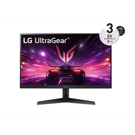 LG Gaming 180Hz IPS monitor 23,8" 24GS60F-B, 1920x1080, 16:9, 300cd/m2, 1ms, HDMI/DisplayPort, HDR10