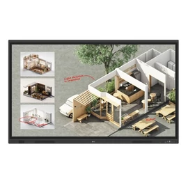LG 16/7 Interaktív tábla 65" 65TR3DQ-B, 3840x2160, 400 nit, HDMIx3/DP/VGA/RS-232C/RJ45/USBx5/USB-Cx2