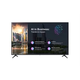 LG 16/7 TV Signage 65" 65PK640S, 3840x2160, 300cd/m2, HDR, 3xHDMI/USB/RJ45, webOS