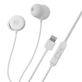 MAXELL Fülhallgató, IN-BAX, fehér, USB-C