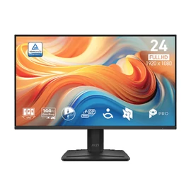 MSI Monitor Business PRO MP242 E14C 23,8" FHD 1920x1080, IPS, 16:9, 144Hz, 1500:1, 1ms, HDMI, Black
