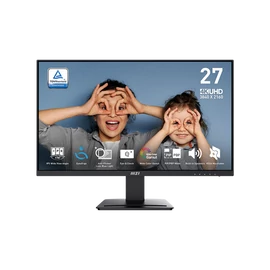 MSI Monitor Business PRO MP273U 27" UHD 3840x2160, IPS, 16:9, 60Hz, 4ms, 300cd/m2, 1000:1, 2x HDMI, DP, Black