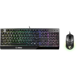 MSI ACCY VIGOR GK30 COMBO Gaming Keyboard + Optical Mouse, HUN, Black