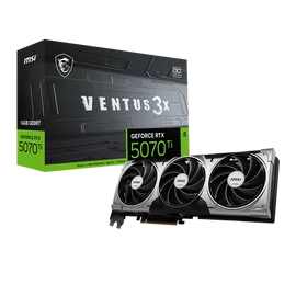 MSI Videokártya PCI-Ex16x nVIDIA RTX 5070 Ti VENTUS 3X 16GB DDR7 OC