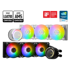 MSI CPU hűtő Coreliquid E360 2xARGB (vízhűtés), Univerzális