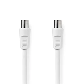 Nedis CSGL40000WT15 koax kábel, IEC (koaxiális) dugó IEC (koaxiális) hüvely Nikkelezett 90 dB 75 Ohm Dupla árny. 150m