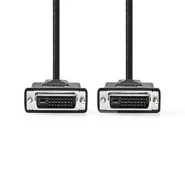 Nedis CCGP32001BK30 DVI-D 24+1p kábel, 2560x1600, hossz 3m