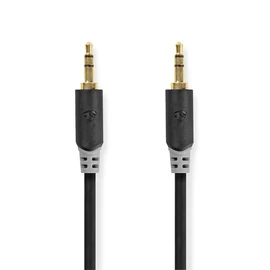 Nedis CABW22000AT50 sztereo audió kábel 3,5mm sztereo jack dugó - dugó,  aranyozott,  5 m