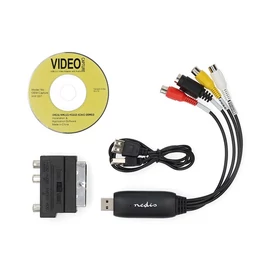 Nedis VGRRU101BK video grabber, video digitalizáló, WIN7 / 8 / 10 / 11