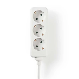 Nedis EXSO315F1WTB földelt 3 aljzatos elosztó, 1,5m, H05VV-F 3G1,5mm2, 3680 W | 16 A