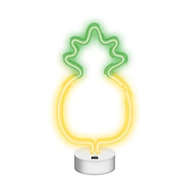 NEOLIA LED dekorációs ámpa ANANÁSZ, 22 lumen, ki/be kapcsoló, USB vagy 3xAA 1,5V, 1,5m kábel,