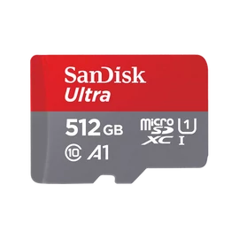 SANDISK 215424, MICROSD ULTRA ANDROID KÁRTYA 512GB, 150MB/s, A1, Class 10, UHS-I