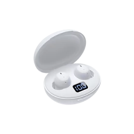 WHITE SHARK GEB-TWS02W VORTEX-W bluetooth fülhallgató, fehér