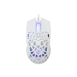 WHITE SHARK GM-5018W CARADOC-B 7D / 7200 dpi fehér RGB gamer egér