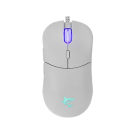 WHITE SHARK BAGDEMAGUS-W, GM-5010W gamer egér, 6D, fehér, 7200 dpi, RGB