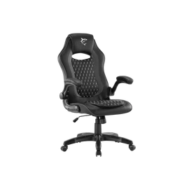 WHITE SHARK NYX-B NYX gamer szék, fekete, puha nyak, fej és hát párnák, lélegzó felület, 120 kg - ig