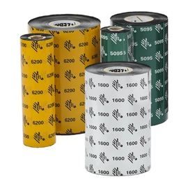 Zebra ZipShip 2300, ribbon, wax, 40mm x 450m