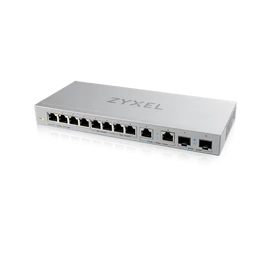 ZYXEL Switch 8x1000Mbps + 2x2500Mbps + 2xSFP+ Nem Menedzselhető, XGS1010-12-ZZ0102F