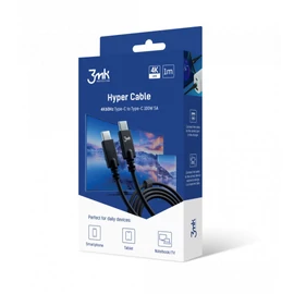 3mk Hyper Cable 4k60Hz 100W 1m Black kábel